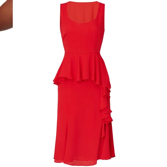 Prabal Gurung Collective Ruffled Midi Dress - Picture 3 of 7